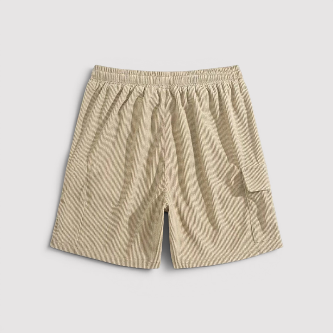 Michael Sydney men's rib shorts, front view