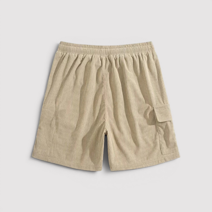 Michael Sydney men's rib shorts, front view