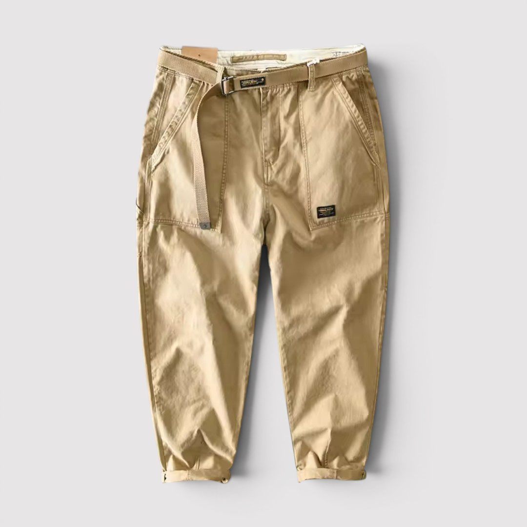 Michael Sydney men's tapered pants, front view