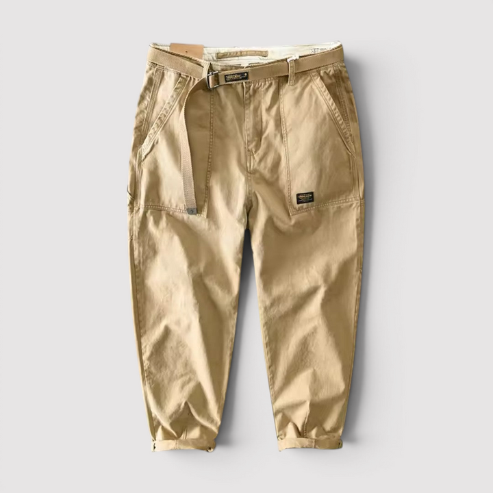 Michael Sydney men's tapered pants, front view