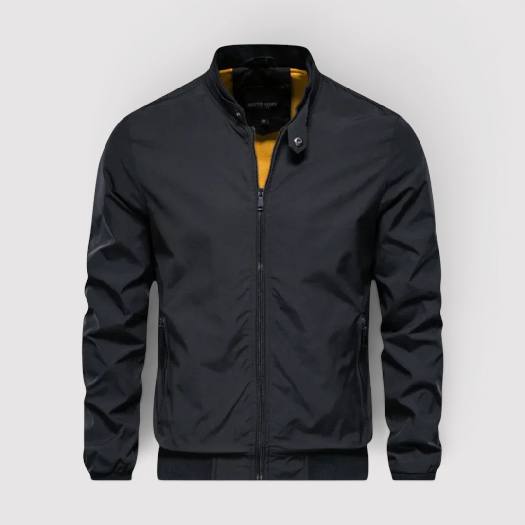 Michael Sydney men's zip jacket, front view