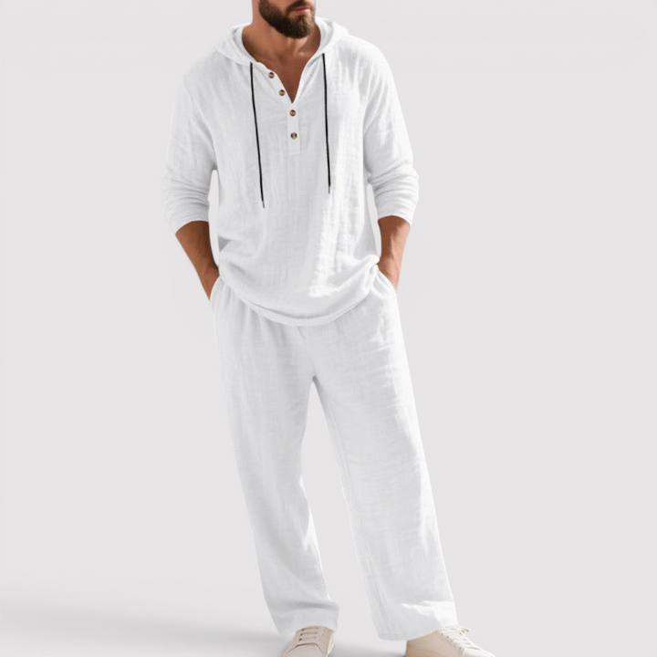 Michael Sydney men's sweatshirt and pants set, front view