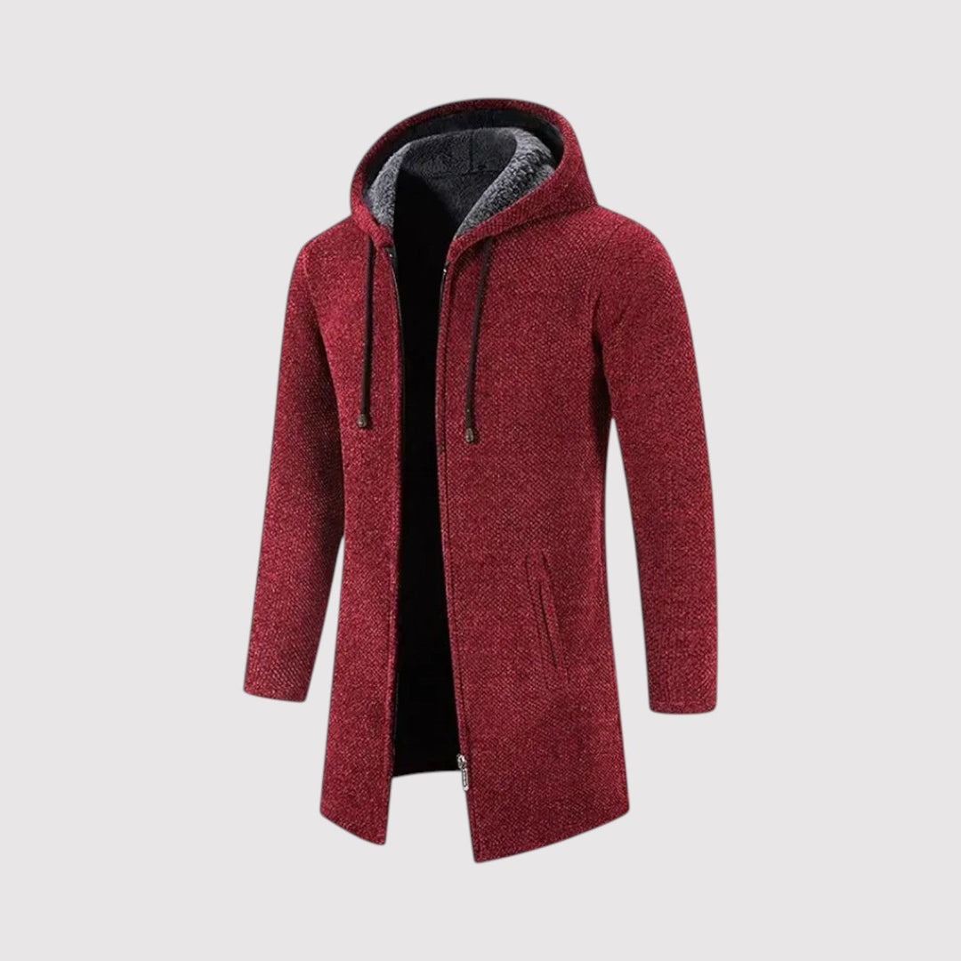 Michael Sydney men's Lined winter jacket, front view
