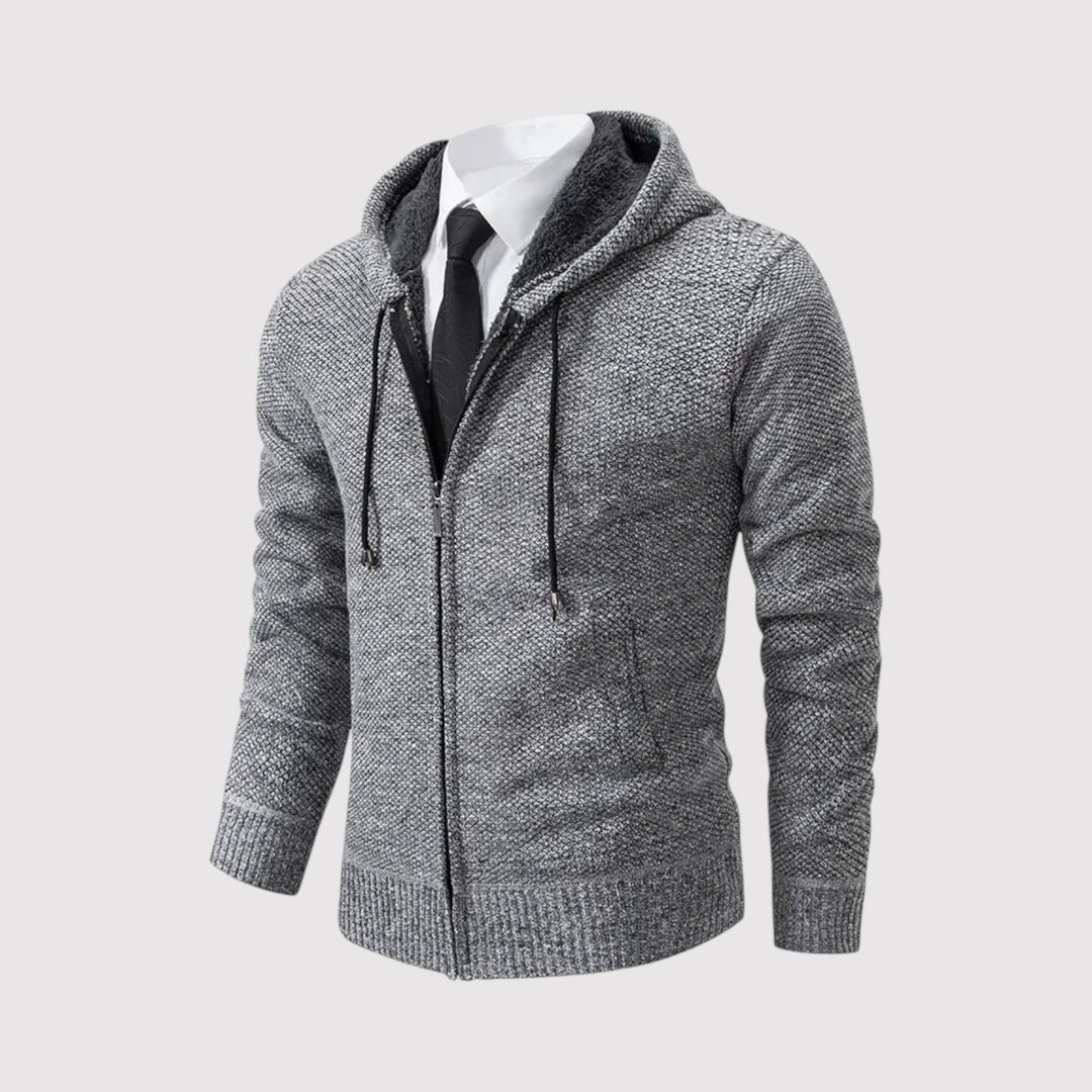 Michael Sydney men's Zip jumper, front view