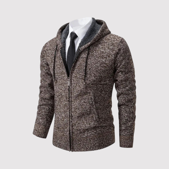 Michael Sydney men's Zip jumper, front view