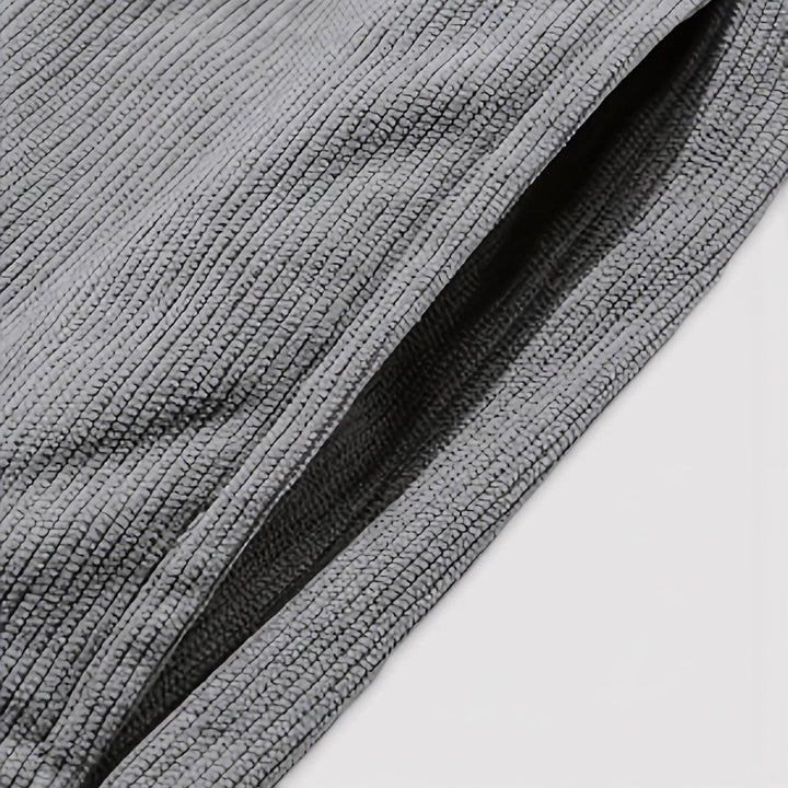 Michael Sydney men's ribbed shorts, front view