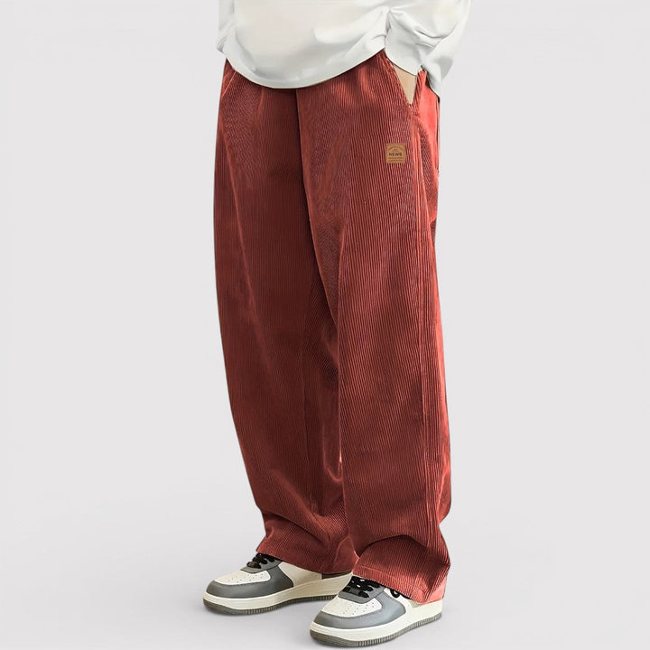 Michael Sydney men's relaxed pants, front view