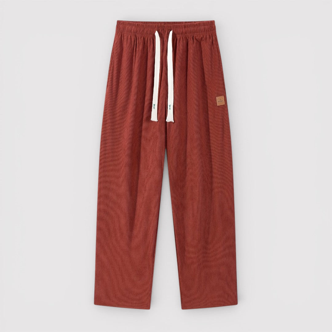 Michael Sydney men's relaxed pants, front view