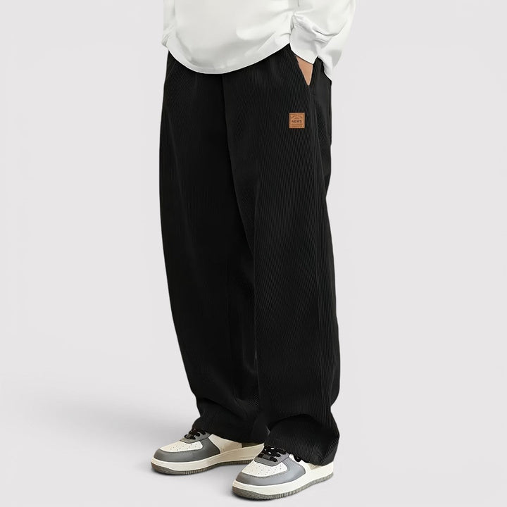 Michael Sydney men's relaxed pants, front view