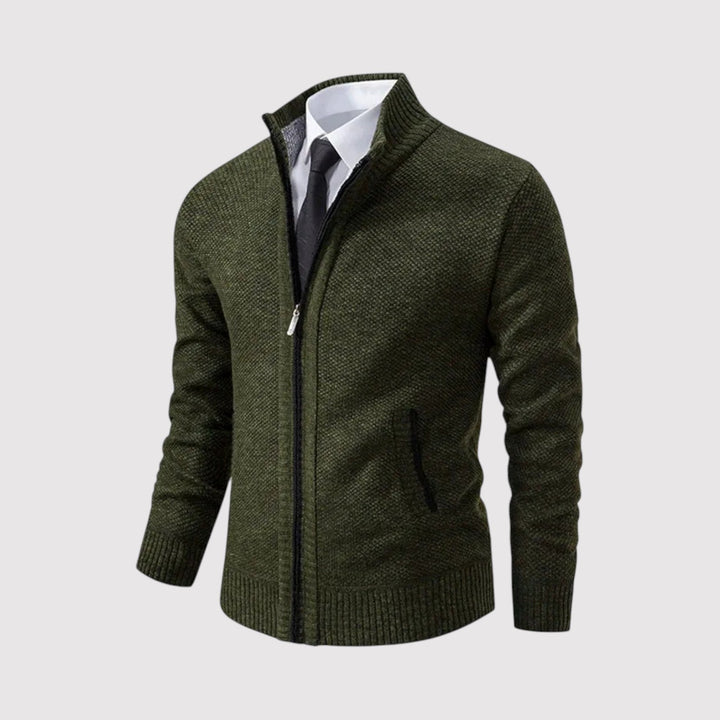 Michael Sydney men's Zip jumper, front view