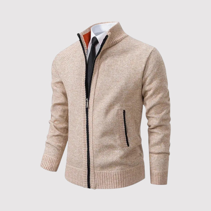 Michael Sydney men's Zip jumper, front view