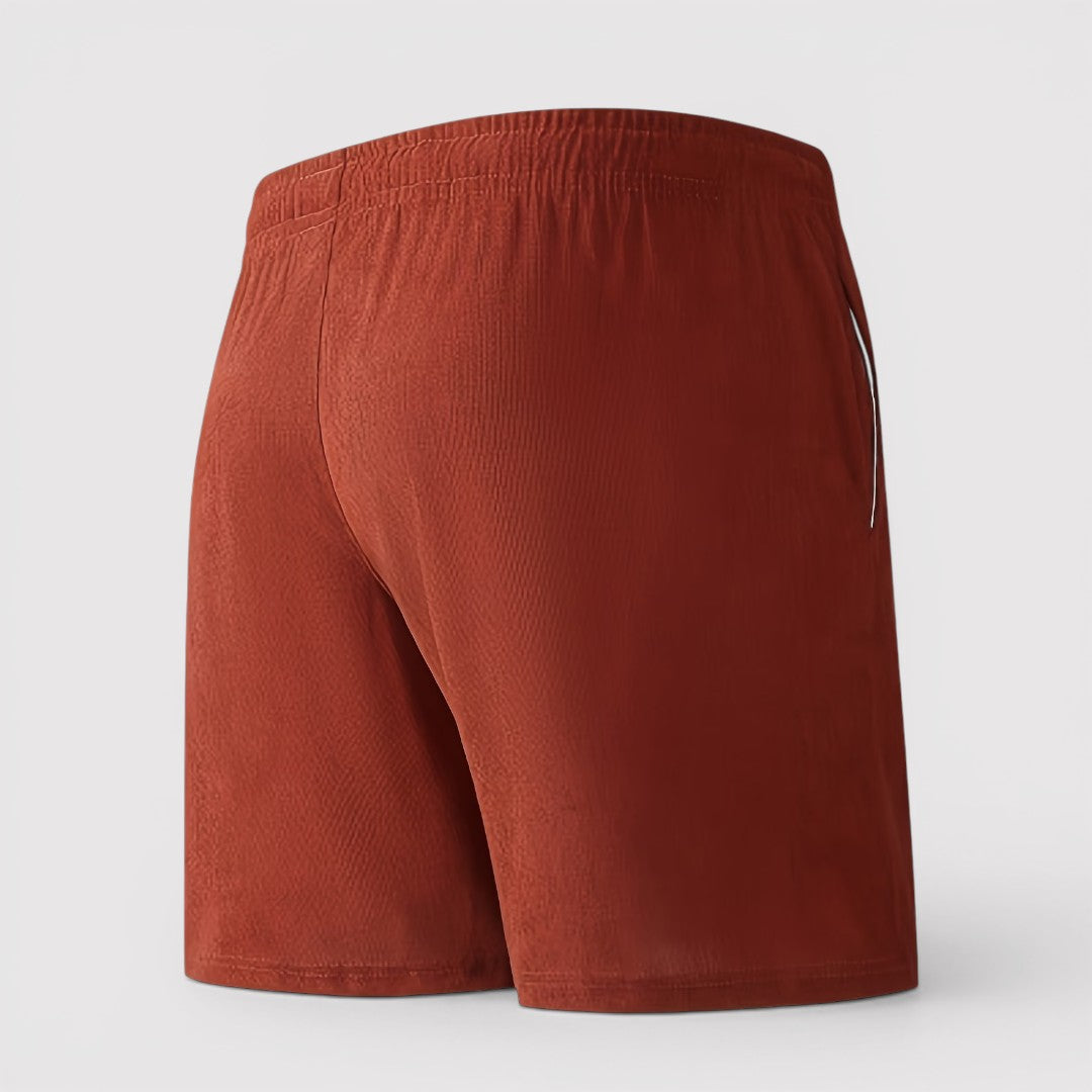 Michael Sydney men's ribbed shorts, front view