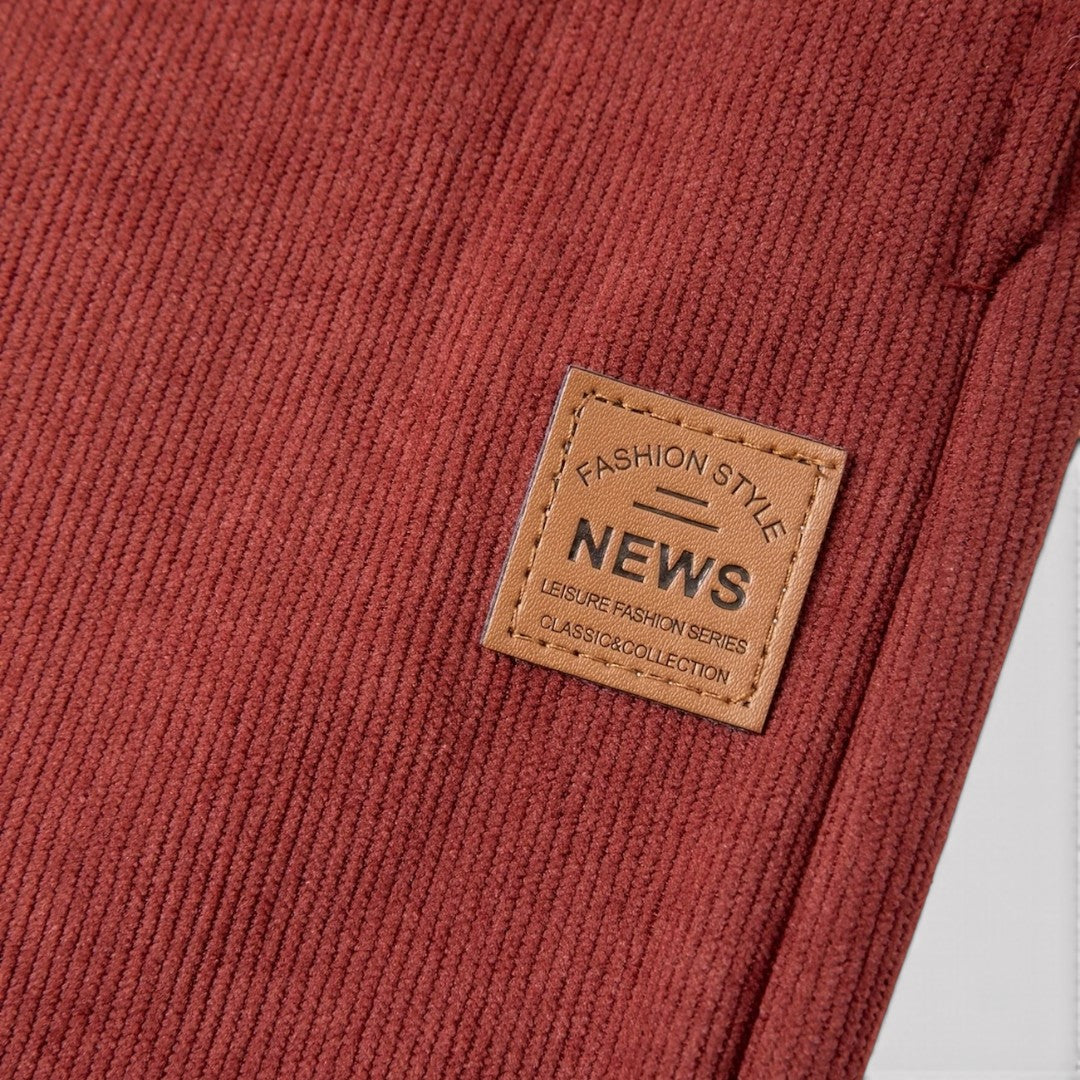 Michael Sydney men's relaxed pants, front view