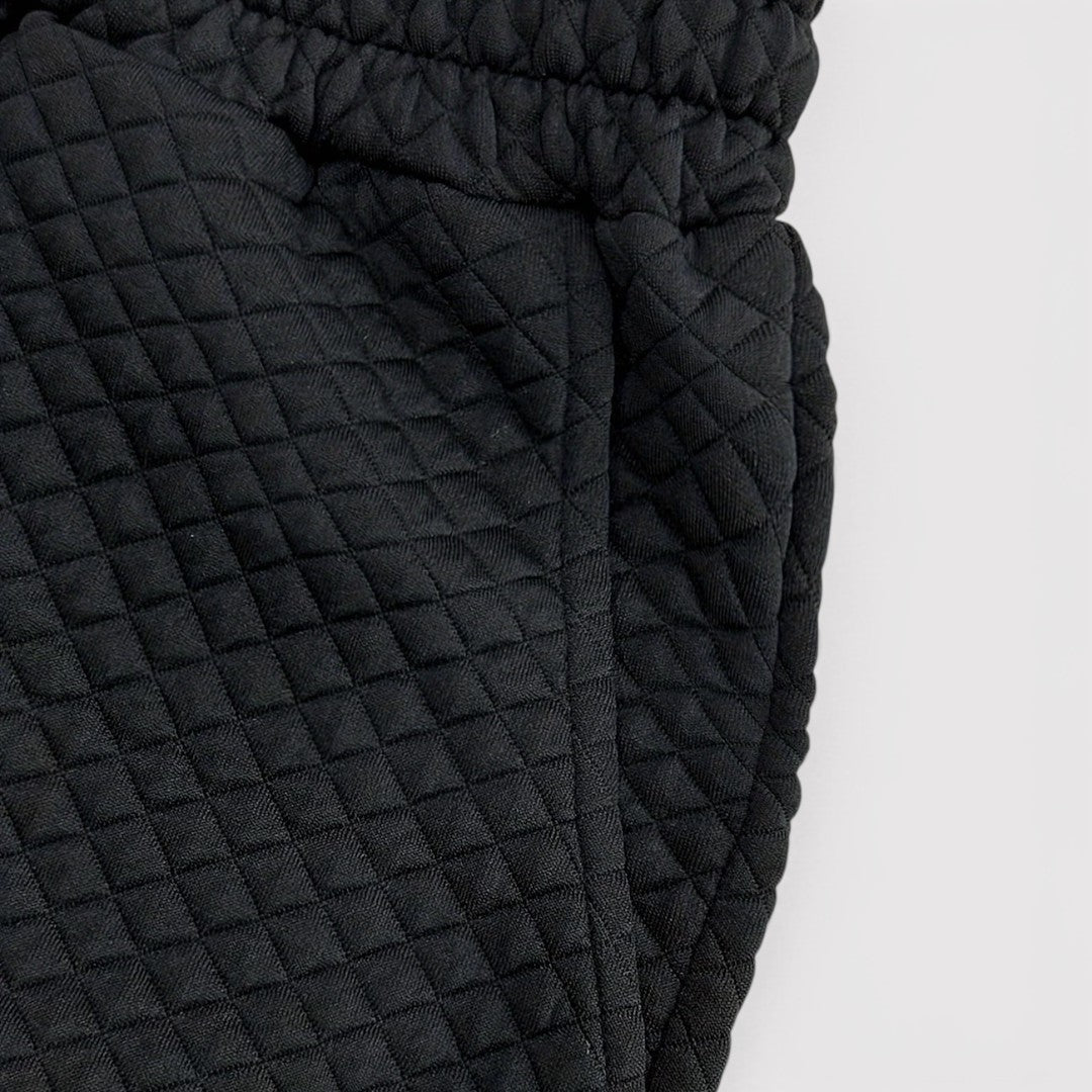 Michael Sydney men's quilted shorts, front view