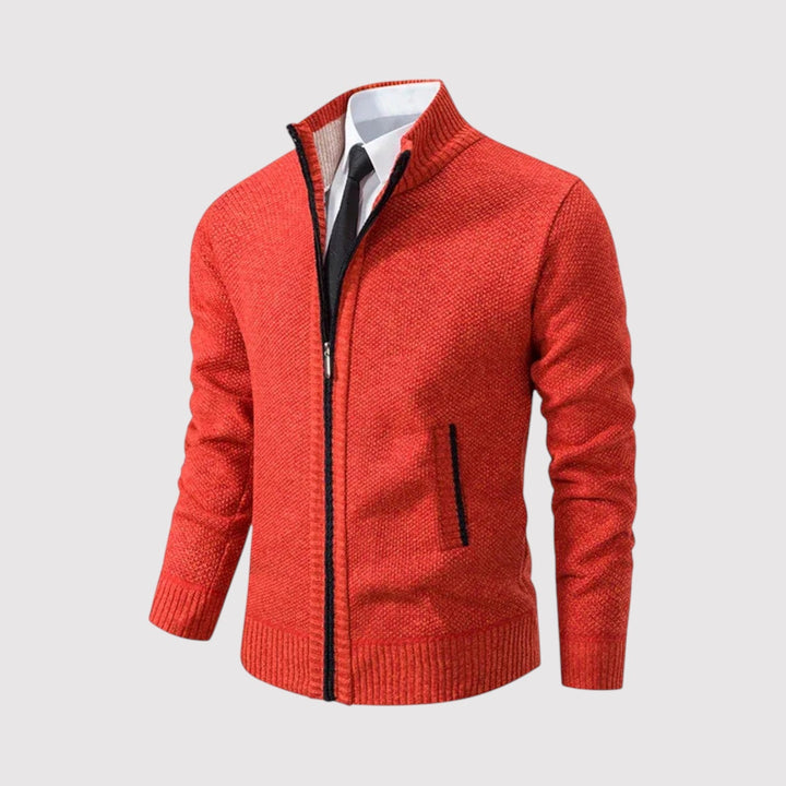 Michael Sydney men's Zip jumper, front view