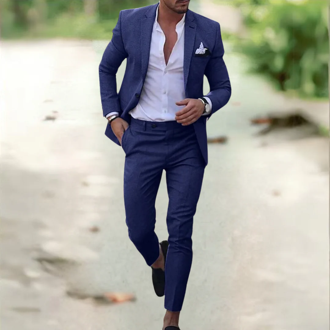 Michael Sydney men's summer set, front view