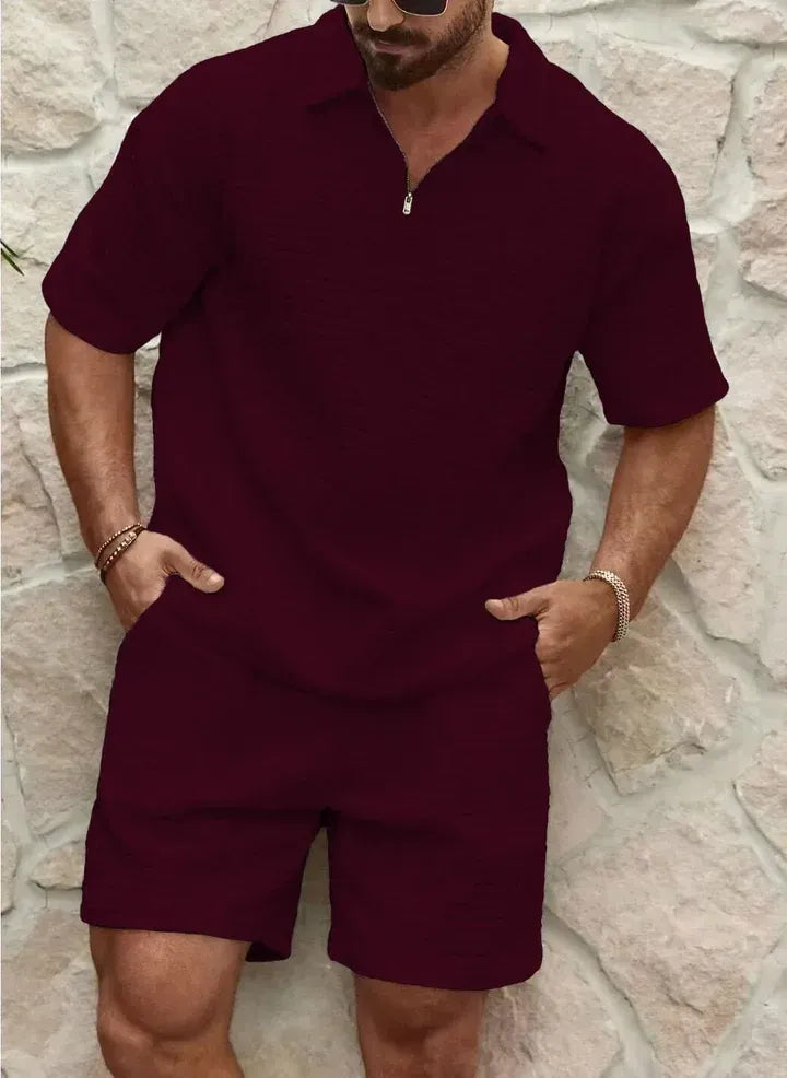 Michael Sydney men's summer set, front view