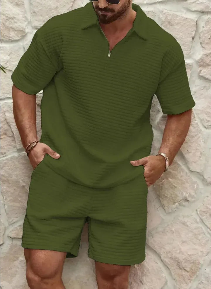 Michael Sydney men's summer set, front view