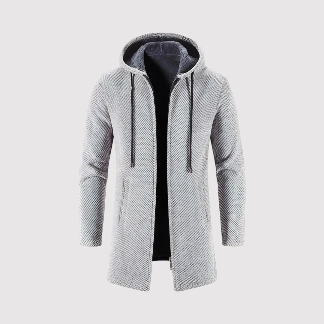 Michael Sydney men's Lined winter jacket, front view