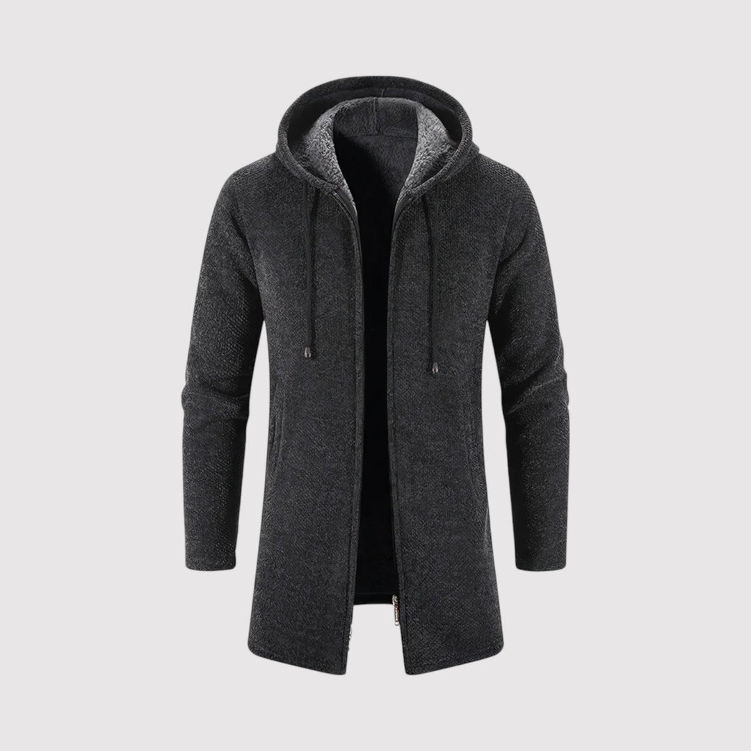 Michael Sydney men's Lined winter jacket, front view
