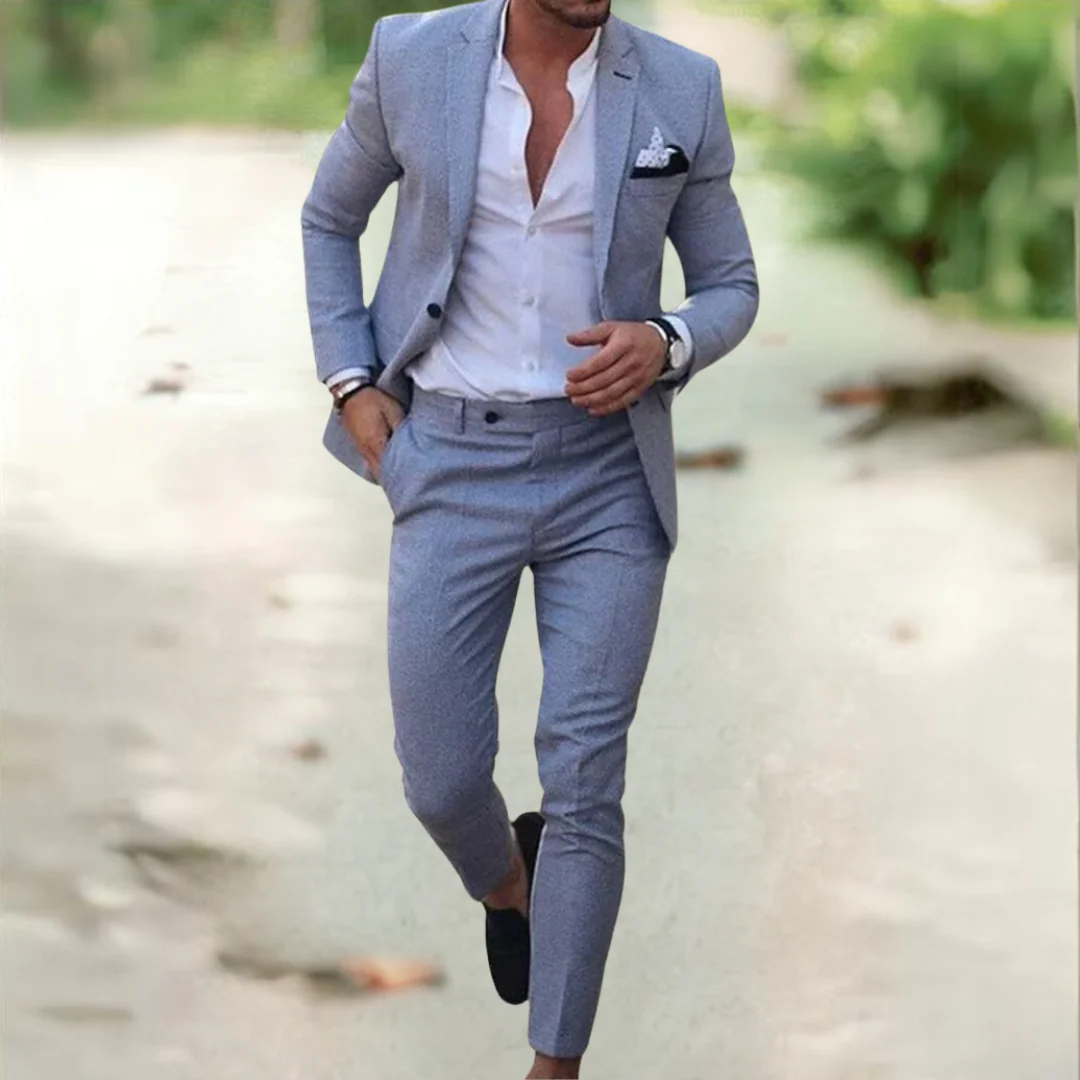 Michael Sydney men's summer set, front view