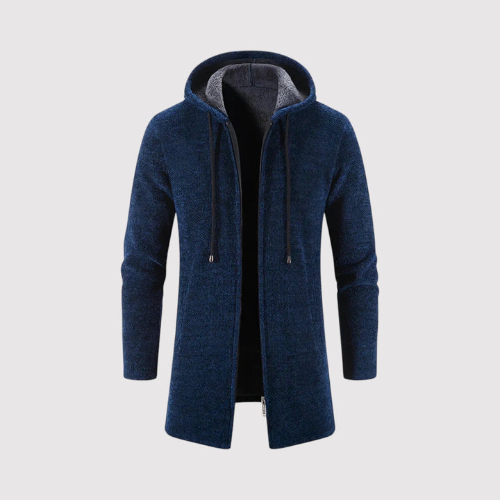 Michael Sydney men's Lined winter jacket, front view