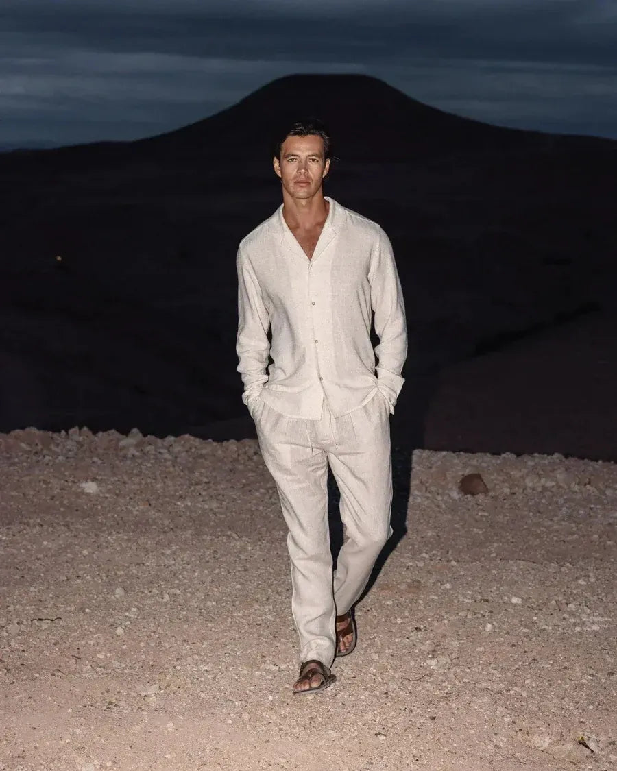 Michael Sydney men's summer set, front view