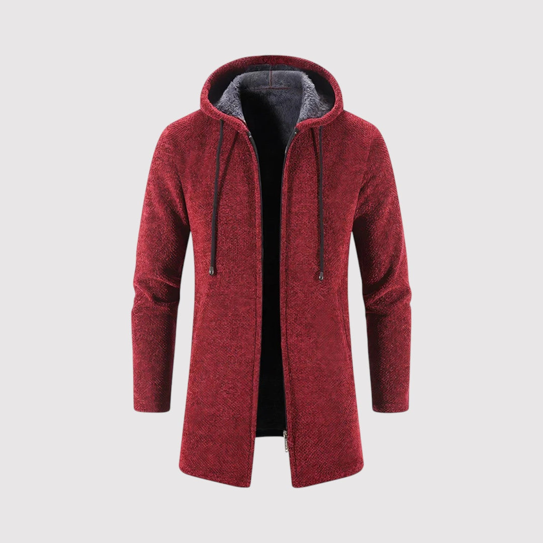Michael Sydney men's Lined winter jacket, front view