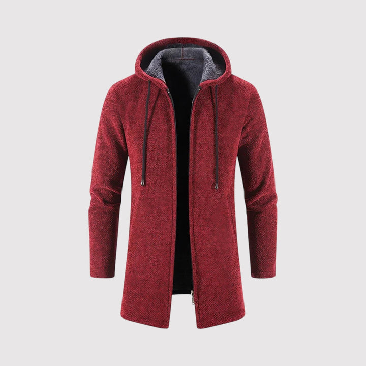 Michael Sydney men's Lined winter jacket, front view