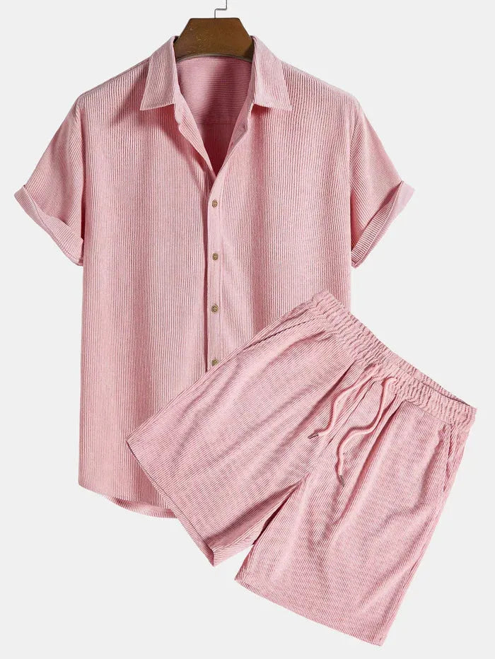 Michael Sydney men's summer set, front view