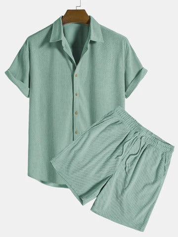 Michael Sydney men's summer set, front view
