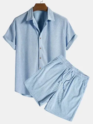 Michael Sydney men's summer set, front view