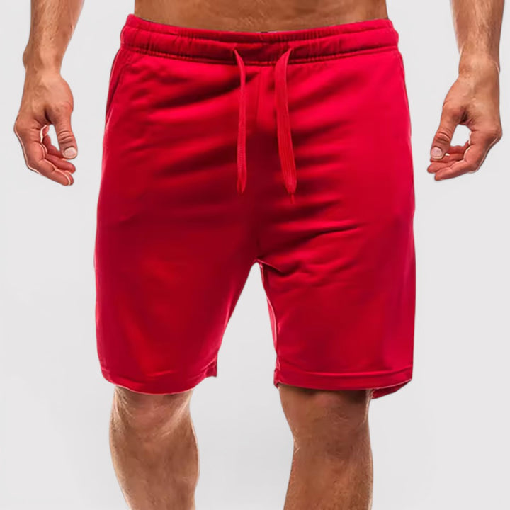 Michael Sydney men's lightweight basic shorts, front view
