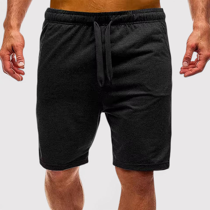 Michael Sydney men's lightweight basic shorts, front view