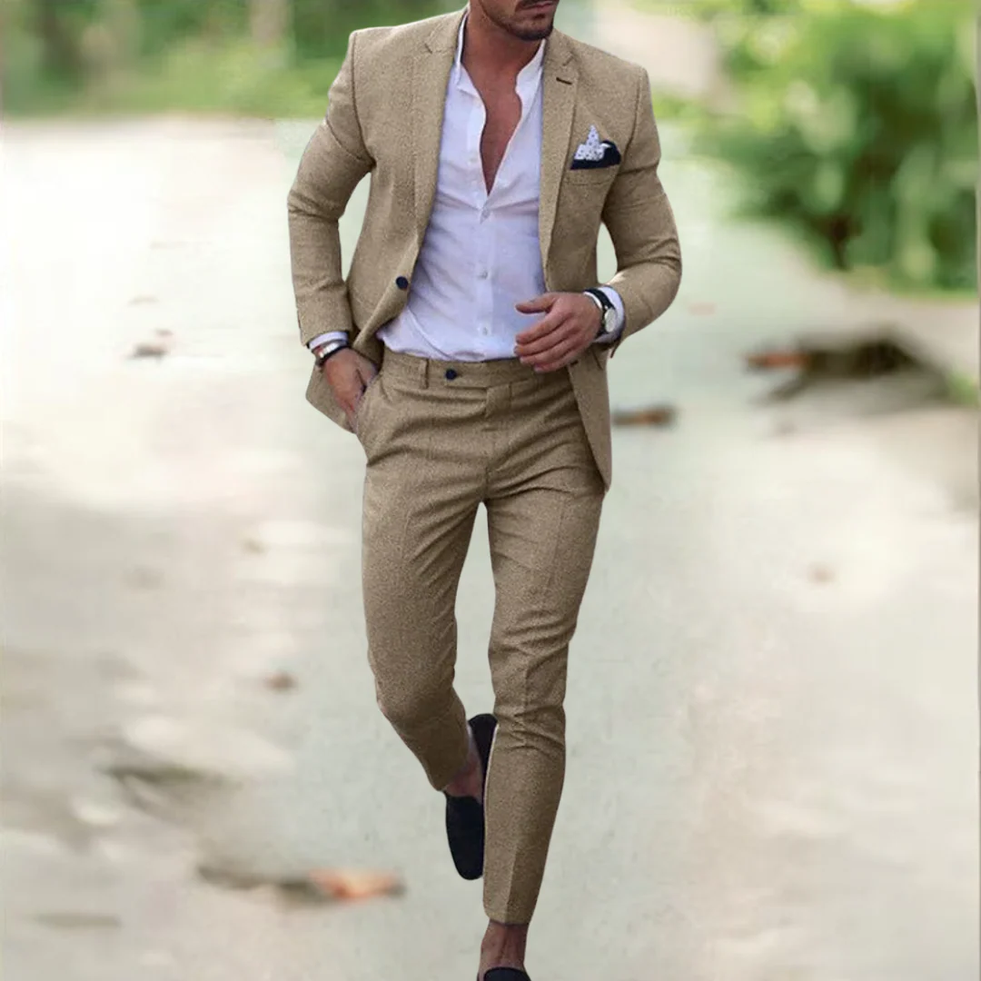 Michael Sydney men's summer set, front view