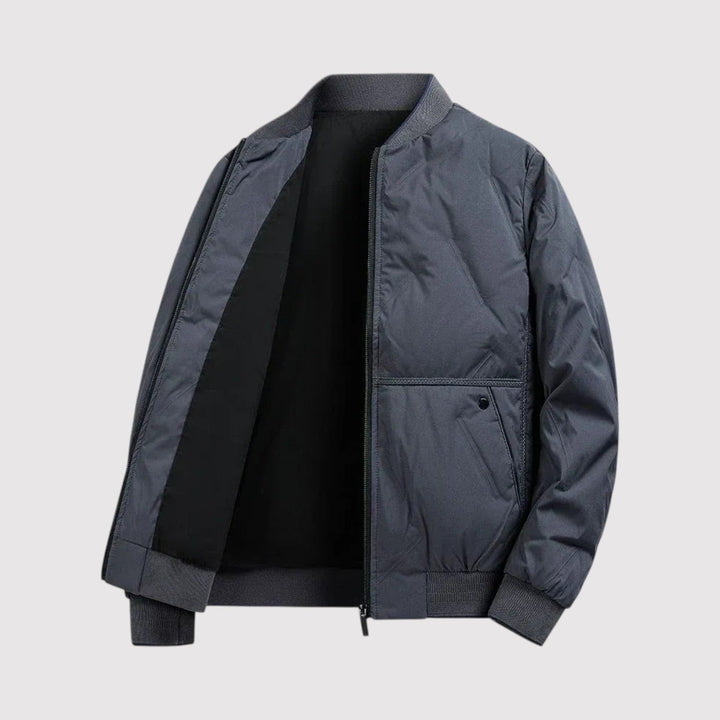 Michael Sydney men's Quilted jacket, front view