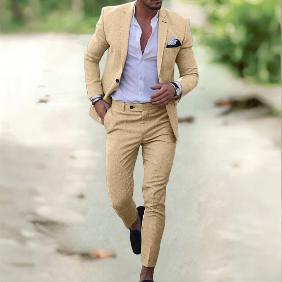 Michael Sydney men's summer set, front view