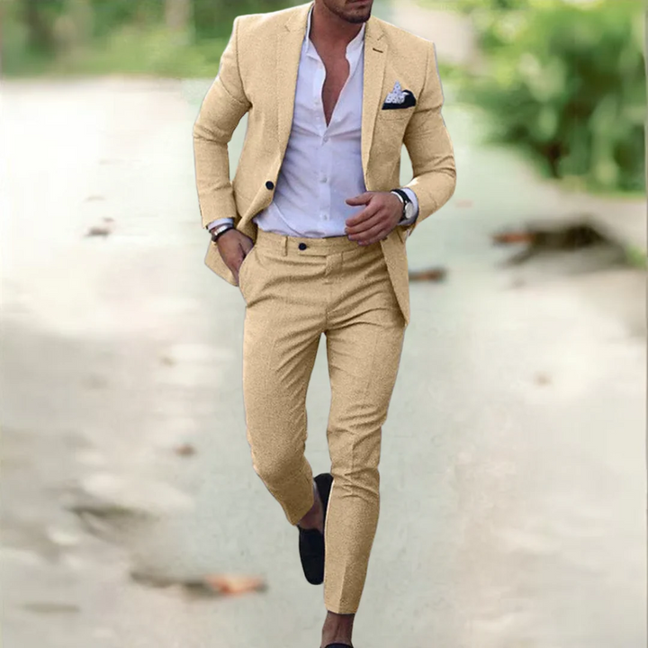 Michael Sydney men's summer set, front view