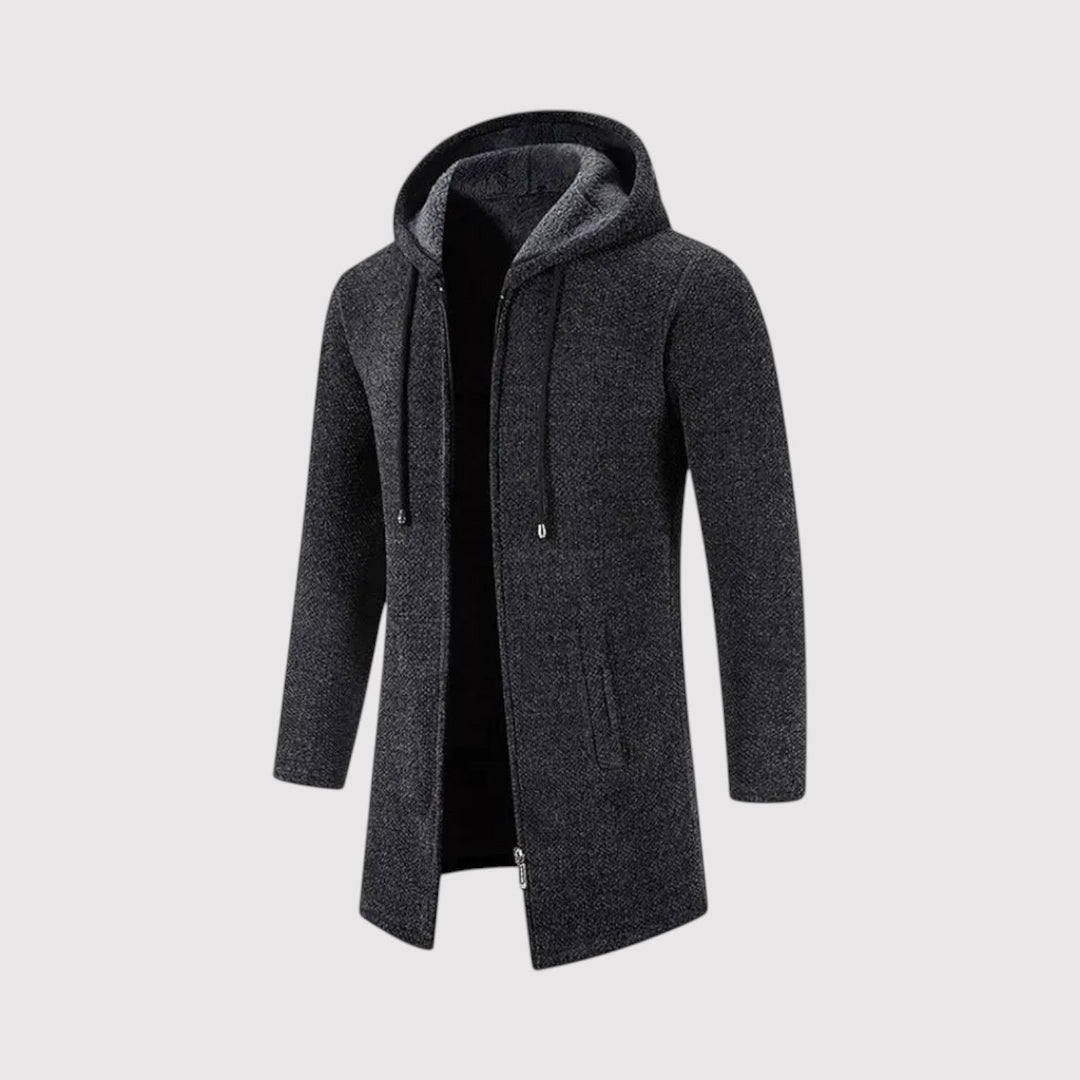 Michael Sydney men's Lined winter jacket, front view