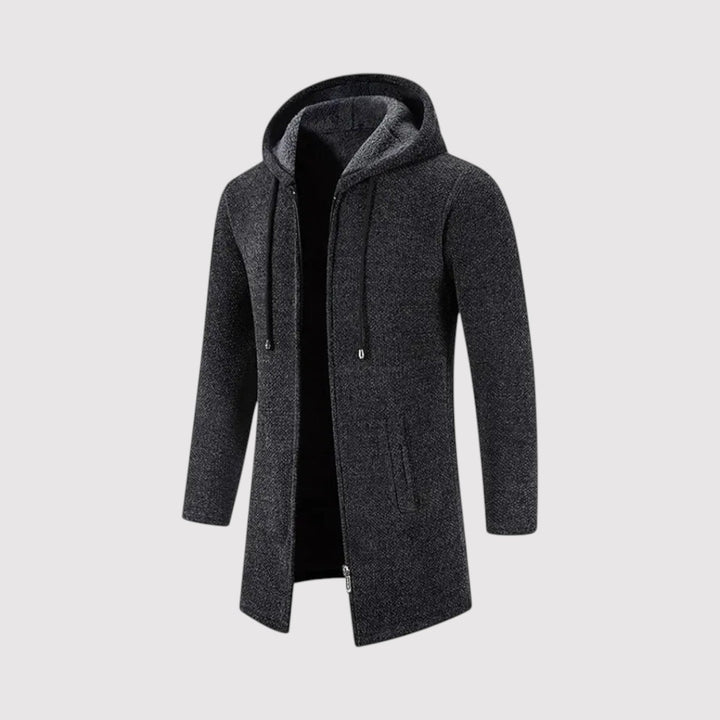 Michael Sydney men's Lined winter jacket, front view