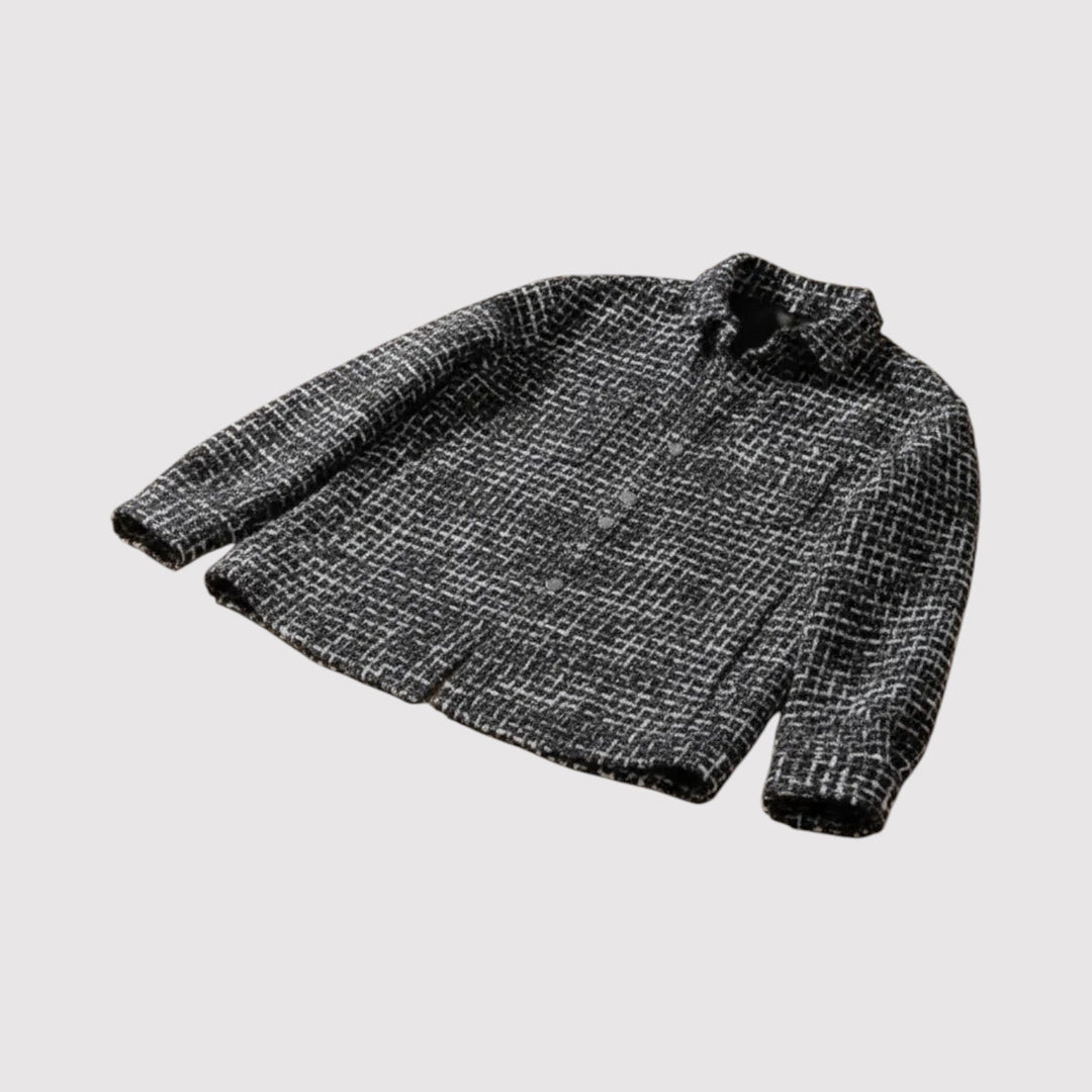 Michael Sydney men's Checked overshirt, front view
