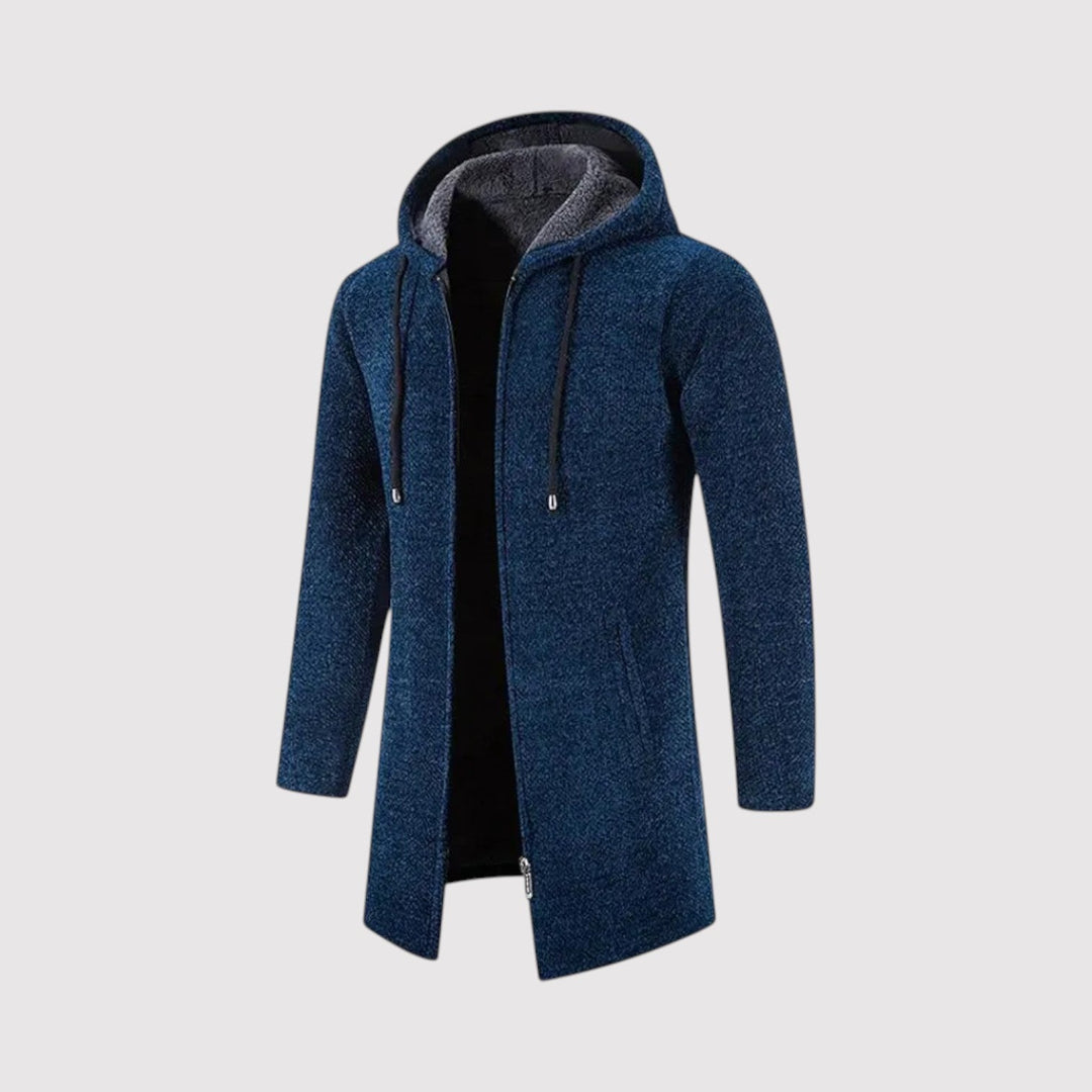 Michael Sydney men's Lined winter jacket, front view