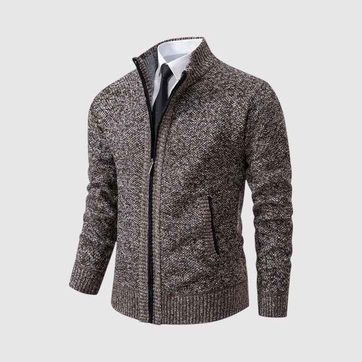 Michael Sydney men's Zip jumper, front view