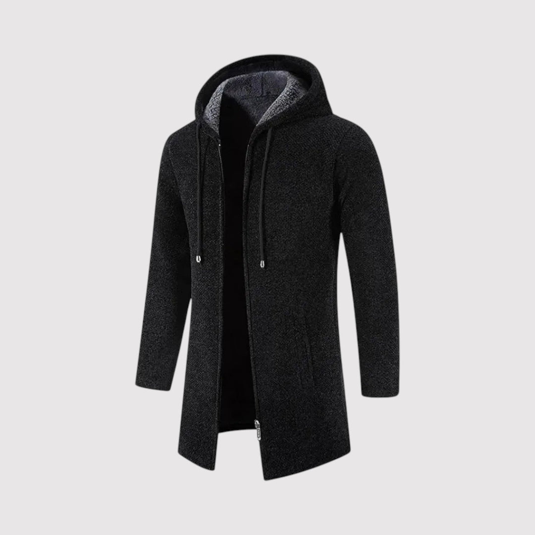 Michael Sydney men's Lined winter jacket, front view