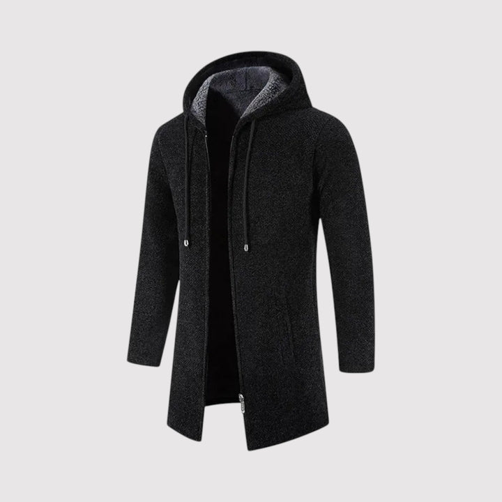 Michael Sydney men's Lined winter jacket, front view