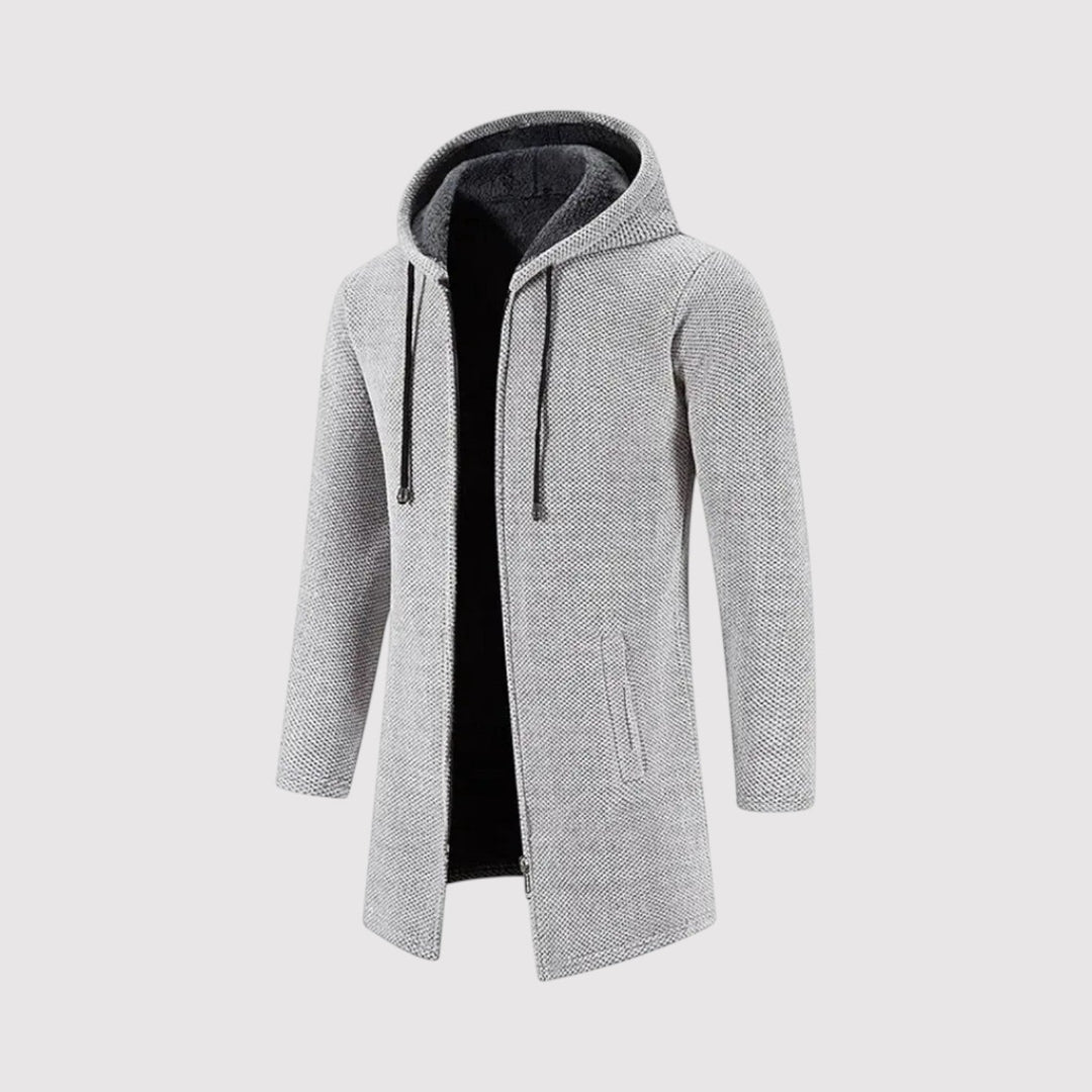 Michael Sydney men's Lined winter jacket, front view