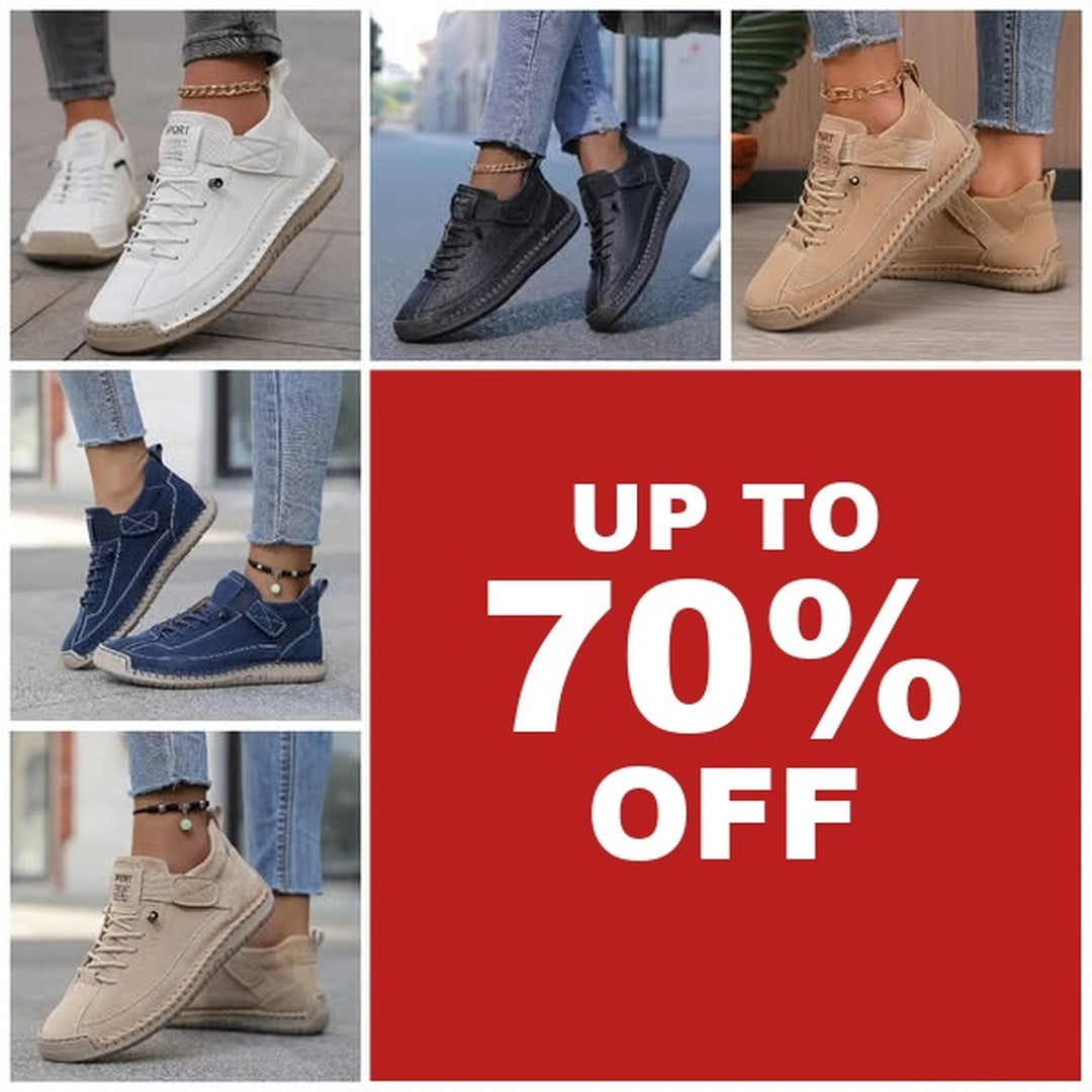 Jillian Stitched Strap Lace-Up Sneakers up to 70% off