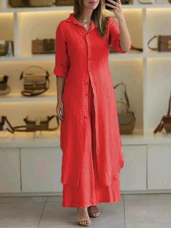 Lori™ | Dress & Wide-Leg Set
