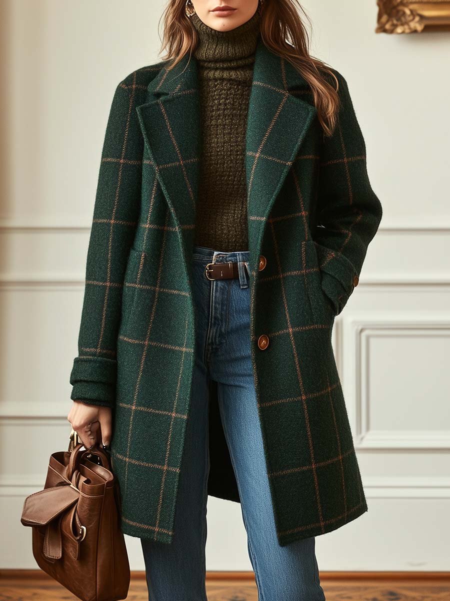 Ida™ | Classic Checked Coat
