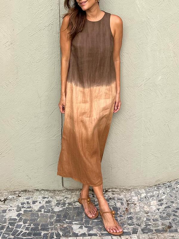 Harriet™ | Ombré Sleeveless Midi Dress